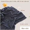 Vải cotton PC Hàn Quốc, 1m x 1m4, chất vừa, mềm mịn may hè thu cho mẹ và bé