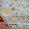 CG | Vải cotton giấy hình quả Chanh xinh xắn, mỏng nhẹ, thấm hút tuyệt đối may đồ hè cho sơ sinh, trẻ nhỏ