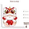 TET | Hình ủi nhiết chủ đề TẾT, ủi các loại vải cotton, thô,... giặt máy vô tư, bền màu