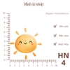 Hình ủi nhiệt - HÌNH NHỎ 5k - ủi quần áo, đầm váy, sử dụng bàn ủi ép hình - bền màu, giặt máy vô tư