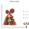 Hình ủi nhiệt - chủ đề GÁI - trang trí quần áo, đầm váy cho bé, giặt máy vô tư, không phai màu, không bong tróc