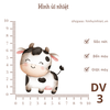 Hình ủi nhiệt - chủ đề động vật cute - dùng bàn là ép vào quần áo - hình sắc nét, k phai màu, giặt máy vô tư
