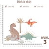 Hình ủi nhiệt - KHU VƯỜN KHỦNG LONG - ủi quần áo cho bé trai