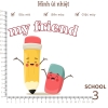 Hình ủi  nhiệt - MY SCHOOL - ủi áo phông cho bé nhỏ, thanh niên,...