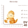 Hình ủi nhiệt - chủ đề động vật cute - dùng bàn là ép vào quần áo - hình sắc nét, k phai màu, giặt máy vô tư