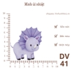 Hình ủi nhiệt - chủ đề động vật cute - dùng bàn là ép vào quần áo - hình sắc nét, k phai màu, giặt máy vô tư