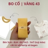 BO CỔ - Cuộn bo cổ bản 5-6cm dài 130 - 170cm, dùng làm bo cổ áo thun cổ tròn cho vải hè