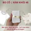 BO CỔ - Cuộn bo cổ bản 5-6cm dài 130 - 170cm, dùng làm bo cổ áo thun cổ tròn cho vải hè