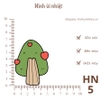 Hình ủi nhiệt - HÌNH NHỎ 5k - ủi quần áo, đầm váy, sử dụng bàn ủi ép hình - bền màu, giặt máy vô tư