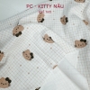 Set vải cotton PC may quần áo hè cho mẹ, thu đông cho sơ sinh, trẻ nhỏ, trẻ lớn,...