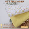 4C-PM | Set vải phối cotton 4c + Petit modal, may quần áo hè thu cho sơ sinh, đến mẹ bé