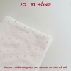2C | Vải thun cotton 2 chiều hình chấm bi xinh xắn cho bé gái, vải may hè thu cho sơ sinh, trẻ nhỏ