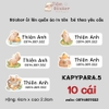 Sticker in tên bé theo yêu cầu - Dùng bàn ủi  ép hình lên quần áo cho bé đi học