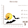 Hình ủi nhiệt - HALLOWEEN - ủi trang trí quần áo, trên các loại vải, bền màu, giặt máy vô tư