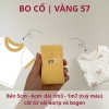 BO CỔ - Cuộn bo cổ bản 5-6cm dài 130 - 170cm, dùng làm bo cổ áo thun cổ tròn cho vải hè