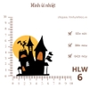 Hình ủi nhiệt - HALLOWEEN - ủi trang trí quần áo, trên các loại vải, bền màu, giặt máy vô tư