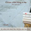 Vải Cotton chần bông 3 lớp, dày mềm mịn, may đồ đông, áo khoác, áo choàng, chăn đắp sơ sinh, trẻ nhỏ, người lớn,....