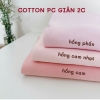 PC | Vải thun cotton PC màu trơn co giãn 2 chiều và 4 chiều, chất dày và dày vừa may sơ sinh đến bố mẹ
