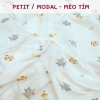 PM | Vải PETIT, MODAL in hoa tiết xinh xắn cho bé trai bé gái, vải phù hợp cho sơ sinh, trẻ nhỏ