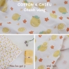 4C | Vải thun cotton 4 chiều in họa tiết đáng yêu cho trẻ sơ sinh, trẻ nhỏ, mẹ bé