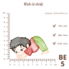 Hình ủi nhiệt - chủ đề BÉ YÊU - sử dụng bàn lá ép lên quần áo, giặt máy vô tư,...