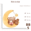 Hình ủi nhiêt - Chủ đề Bóng Bay - sử dụng bàn ủi ép hình lên quần áo, đầm váy,....giặt máy vô tư