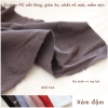 Vải cotton PC Hàn Quốc, 1m x 1m4, chất vừa, mềm mịn may hè thu cho mẹ và bé
