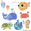 Set hình ủi cho bé (Mã: MO1 - MO22)