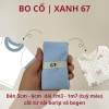 BO CỔ - Cuộn bo cổ bản 5-6cm dài 130 - 170cm, dùng làm bo cổ áo thun cổ tròn cho vải hè