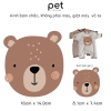 Gấu nâu cute