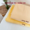 PC | Vải thun cotton PC màu trơn co giãn 2 chiều và 4 chiều, chất dày và dày vừa may sơ sinh đến bố mẹ