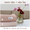 Set vải cotton caro phối màu trơn cho sơ sinh - mẹ bé, co giãn 2 chiều và 4 chiều, mềm mịn, thấm hút
