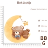 Hình ủi nhiêt - Chủ đề Bóng Bay - sử dụng bàn ủi ép hình lên quần áo, đầm váy,....giặt máy vô tư