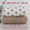 PC | Set vải thun cotton 2 lớp, dày vừa, mềm mại, thấm hút tốt, may đồ sơ sinh, trẻ nhỏ, trẻ lớn, mẹ bé.