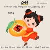 Pet - Hình ủi nhiệt trang trí quần áo chủ đề Tết Nguyên Đán, mẫu mới 2024, sỉ và lẻ.