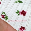 Vải GÂN THÔNG HƠI - hoa nhí xinh xinh, may quần áo nữ và baby,....
