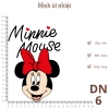 Hình ủi  nhiệt DISNEY - dùng trang trí quần áo cho bé,....sử du ngj đơn giản, độ bên cao