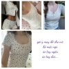 Vải cotton gân Hoa nhí xinh xắn cho mẹ và bé mặc 4 mùa.
