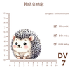 Hình ủi nhiệt - chủ đề động vật cute - dùng bàn là ép vào quần áo - hình sắc nét, k phai màu, giặt máy vô tư