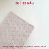 2C | Vải thun cotton 2 chiều hình chấm bi xinh xắn cho bé gái, vải may hè thu cho sơ sinh, trẻ nhỏ
