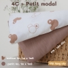 4C-PM | Set vải phối cotton 4c + Petit modal, may quần áo hè thu cho sơ sinh, đến mẹ bé