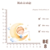 Hình ủi nhiệt - chủ đề BÉ YÊU - sử dụng bàn lá ép lên quần áo, giặt máy vô tư,...