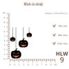 Hình ủi nhiệt - HALLOWEEN - ủi trang trí quần áo, trên các loại vải, bền màu, giặt máy vô tư