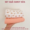 2C | set vải cotton 2 chiều họa tiết + màu trơn, may quần áo mùa hè cho bé
