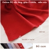 Vải cotton PC Hàn Quốc, 1m x 1m4, chất vừa, mềm mịn may hè thu cho mẹ và bé