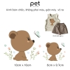 Cún nâu cute