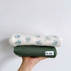 Set vải thông hơi hoạ tiết phối cùng cotton trơn 2 chiều quần áo, túi ngủ cho bé