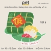 Pet - Hình ủi nhiệt trang trí quần áo chủ đề Tết Nguyên Đán, mẫu mới 2024, sỉ và lẻ.