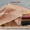 Vải thun Cotton khô, cotton Single dày may áo phông Nam nữ, bé chất xịn xò