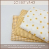 Set cotton 2 chiều HÈ THU - may quần áo, body, đầm váy,.... cho bé, bộ mặc nhà cho mẹ.